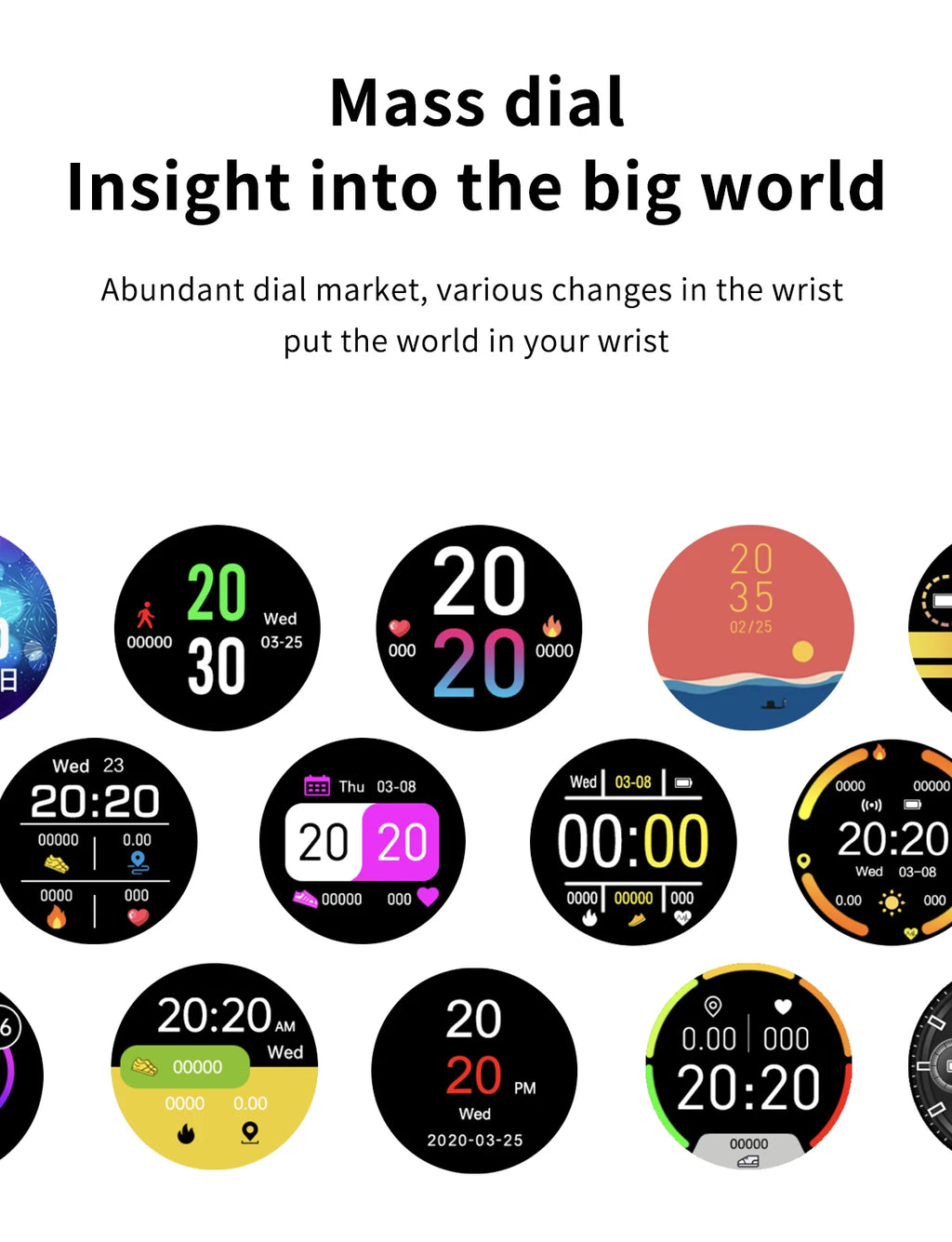 Montre Connectée Unisexe — Écran Tactile, Suivi Santé, Étanche IP67, Notifications