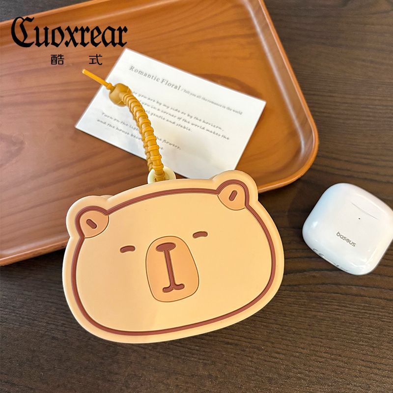 Porte-Monnaie Capybara Silicone — Mignon, Imperméable & Idéal Cadeau