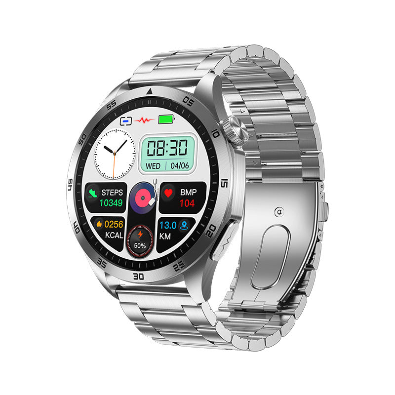 Montre Connectée ET485 — Écran AMOLED, Appels Bluetooth, ECG & Suivi Santé