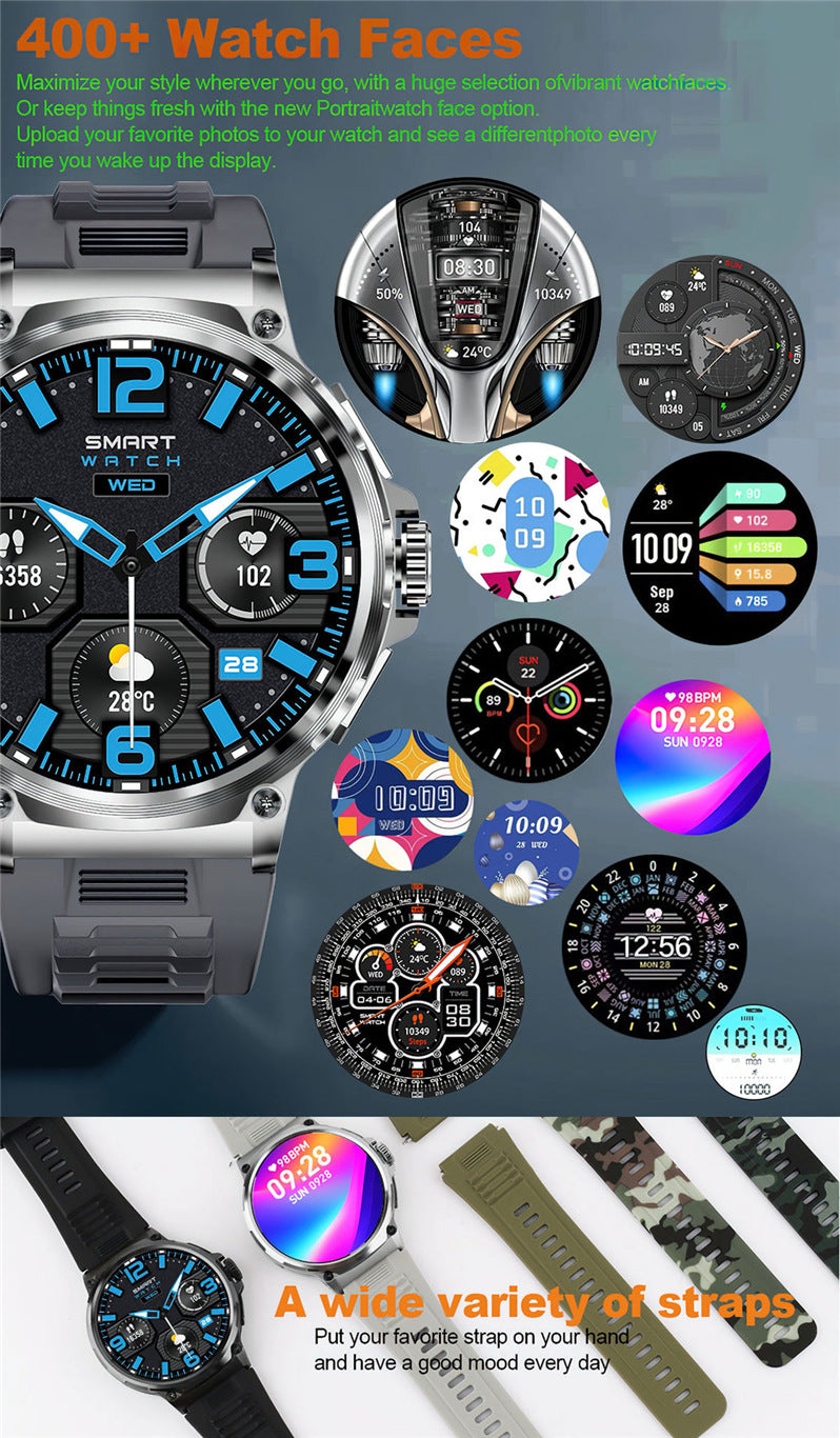 Montre Connectée V69 — Grand Écran 1.85", Appels Bluetooth & Multi-Sport