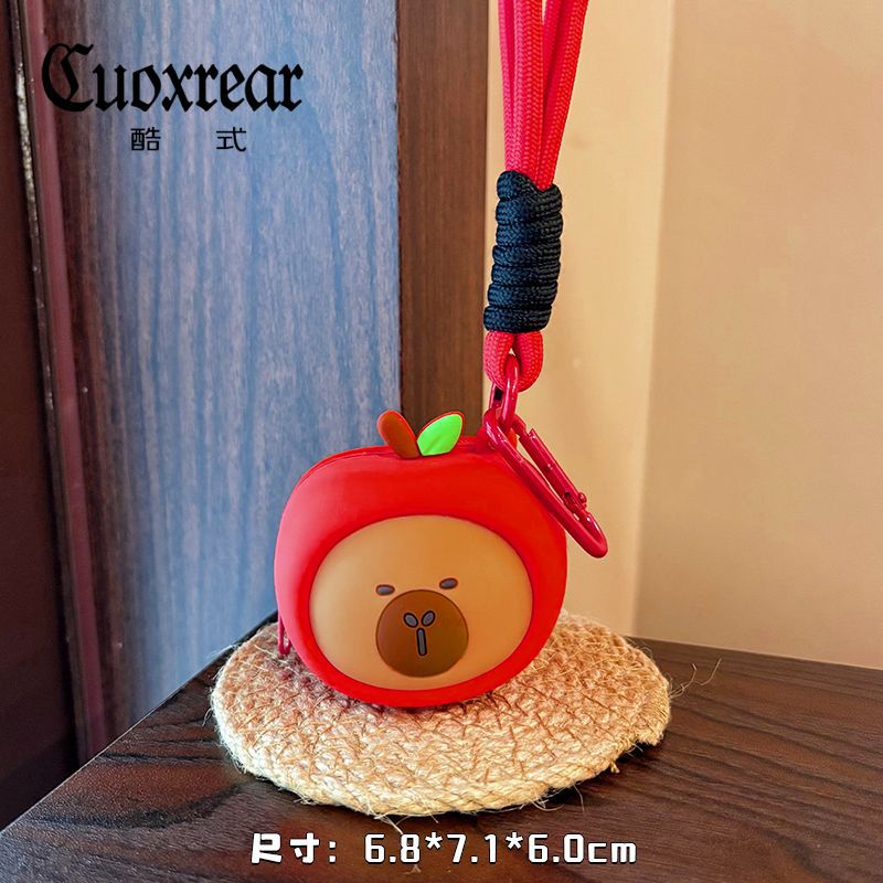 Porte-Monnaie Capybara Silicone — Mignon, Imperméable & Idéal Cadeau