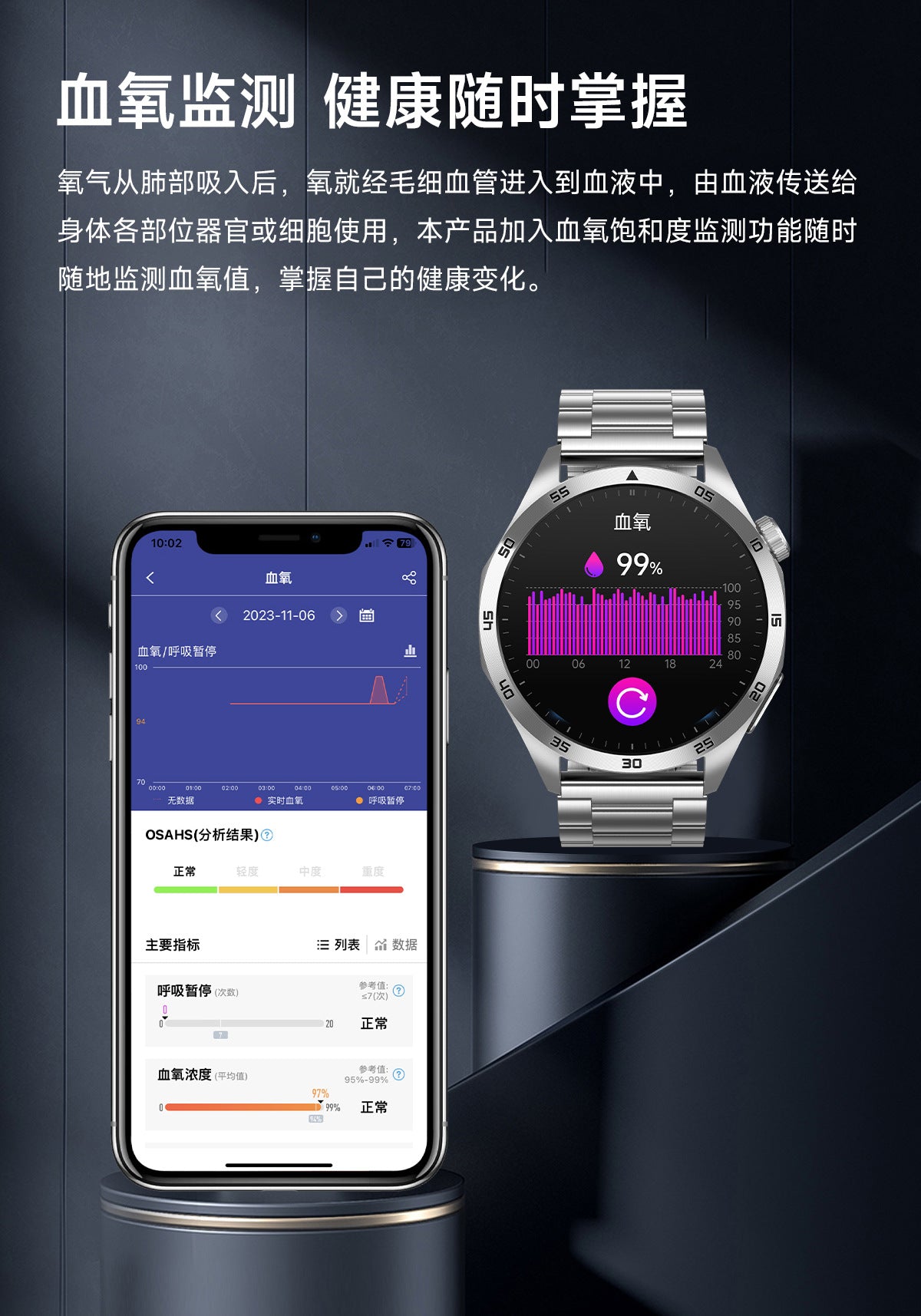 Montre Connectée ET485 — Écran AMOLED, Appels Bluetooth, ECG & Suivi Santé
