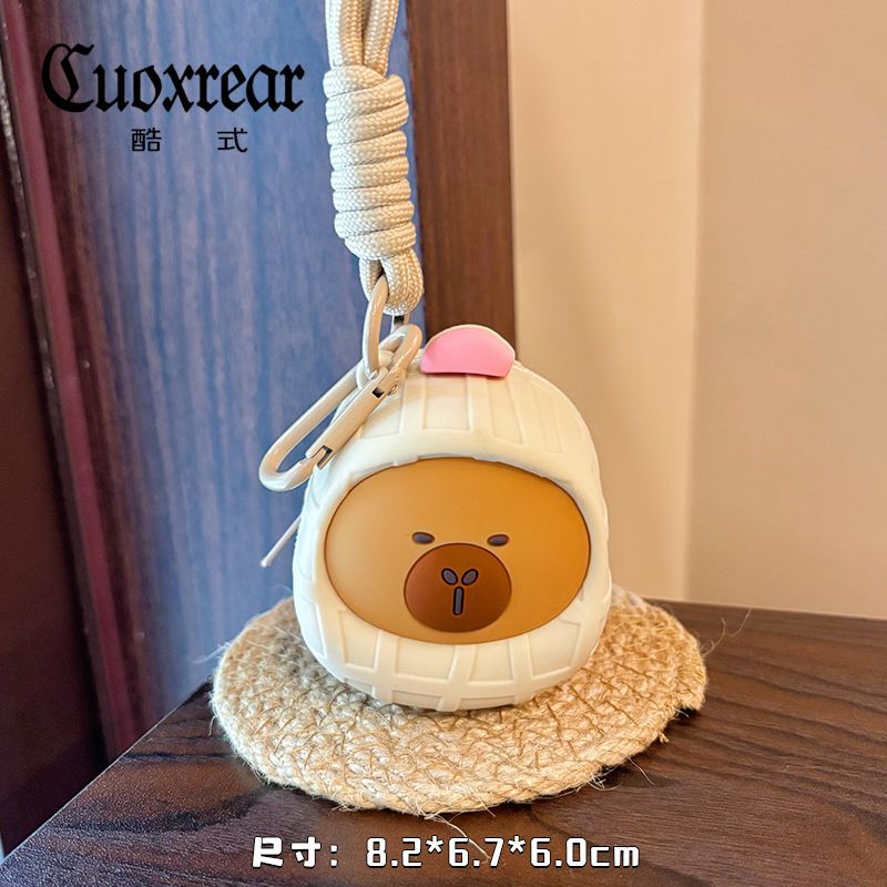 Porte-Monnaie Capybara Silicone — Mignon, Imperméable & Idéal Cadeau