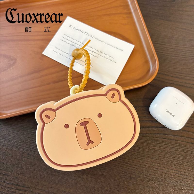 Porte-Monnaie Capybara Silicone — Mignon, Imperméable & Idéal Cadeau