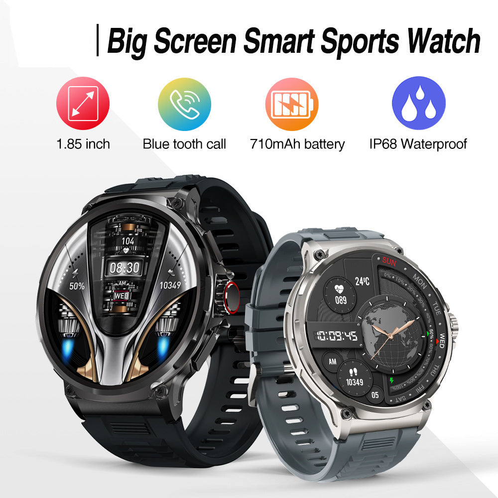 Montre Connectée V69 — Grand Écran 1.85", Appels Bluetooth & Multi-Sport