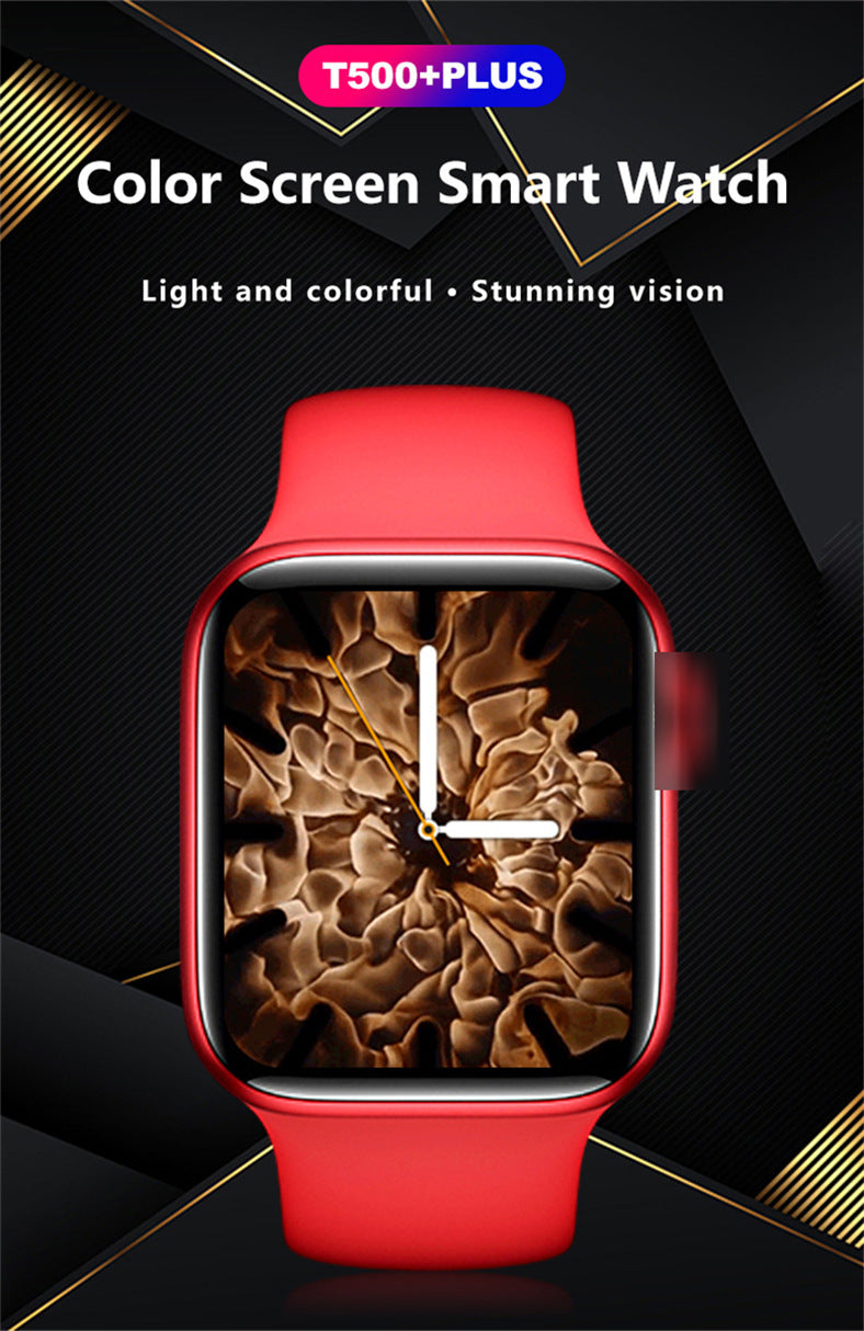 Montre Connectée T500+ Plus — Appels Bluetooth, Suivi Cardio & Sommeil