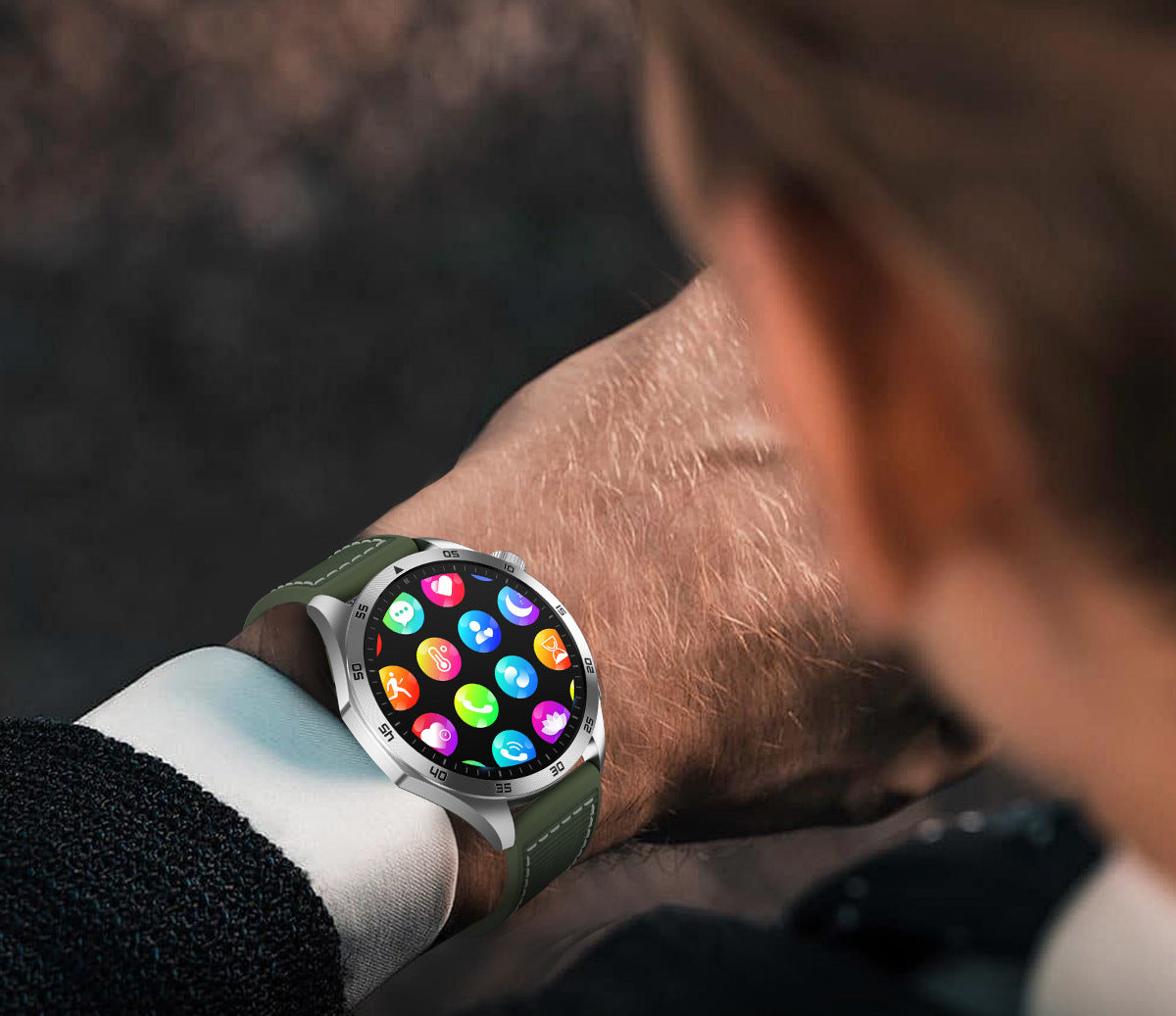 Montre Connectée ET485 — Écran AMOLED, Appels Bluetooth, ECG & Suivi Santé
