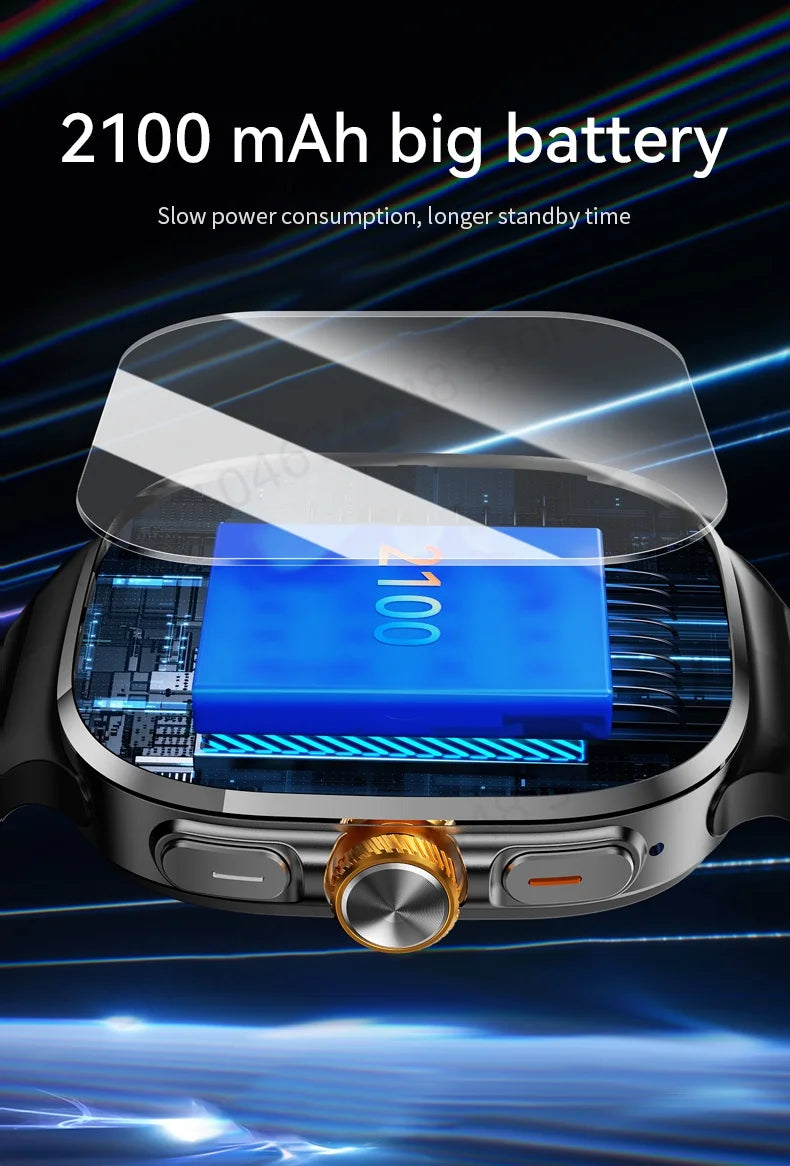 Montre Android 4G M99 — Écran AMOLED 2,4", Caméra Rotative, WiFi, GPS, SIM