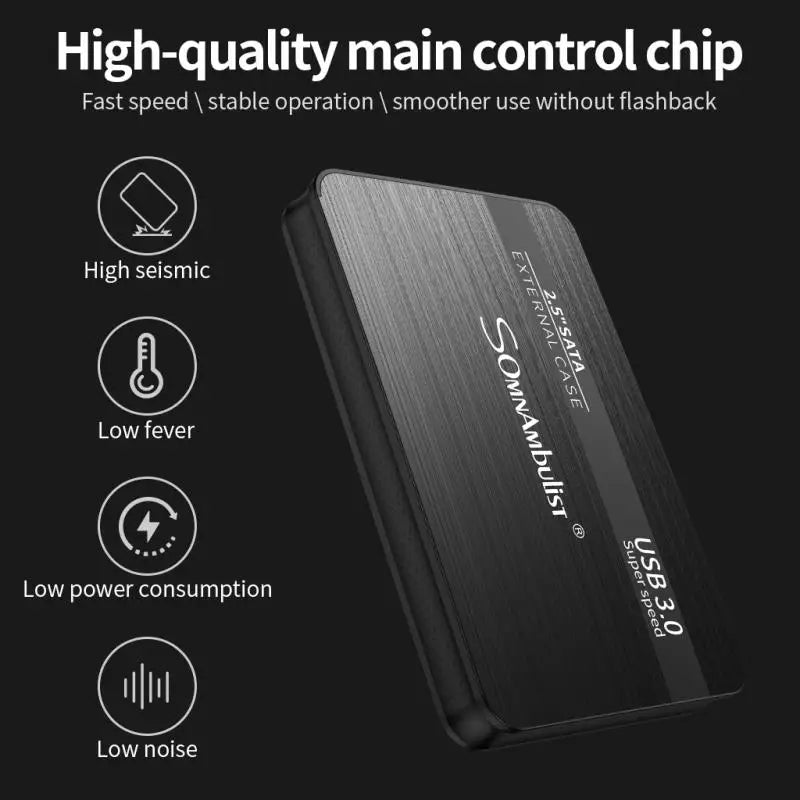Disque Dur Externe 2,5" USB 3.0 – 250GB à 2TB, Plug & Play