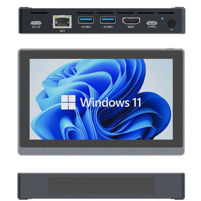 Pocket Higole Gole 2 Pro 5.5" Mini PC Intel Win11 WiFi5 8/16GB RAM 4K Portable Computer for Office/Industrial Use