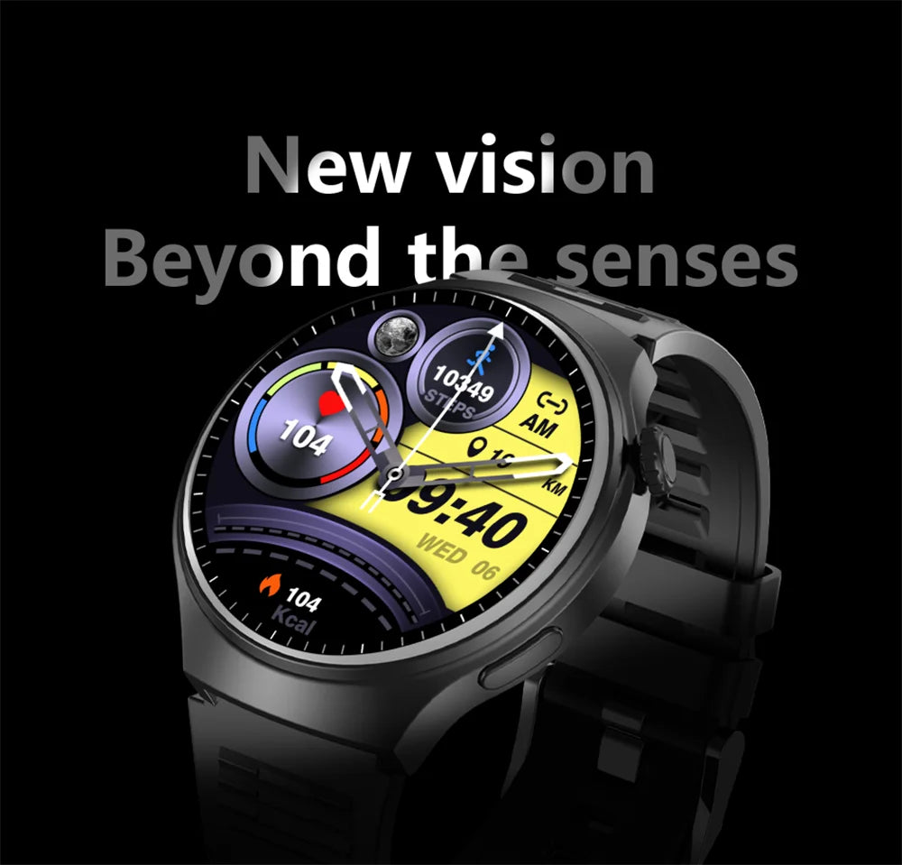 Montre Connectée Homme HD 1,52" — Verre Saphir, Appels Bluetooth, Assistant Vocal, 100+ Cadrans