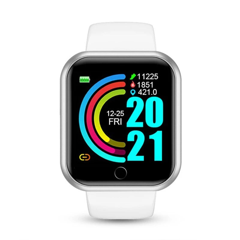 Montre Connectée Sport Mixte — Bluetooth, Musique, Suivi Activité, 4 Coloris