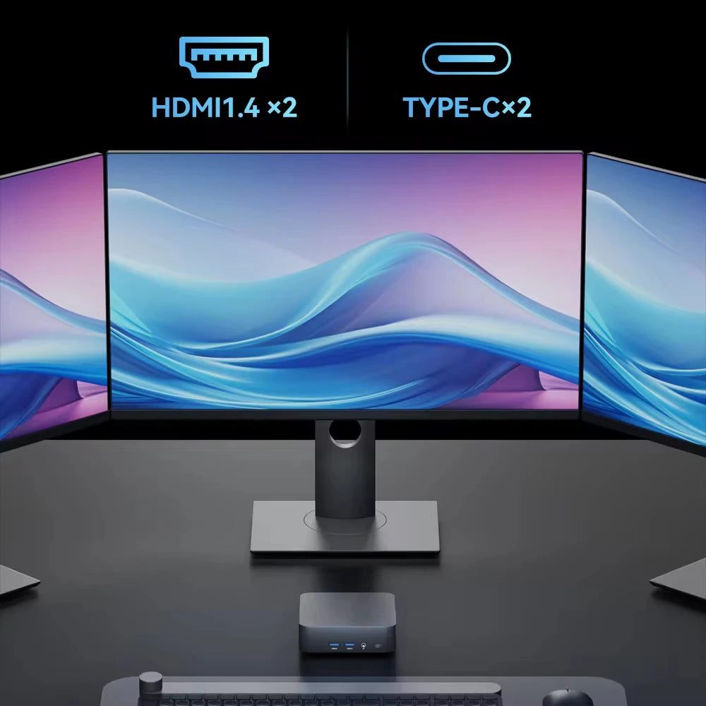 Mini PC Intel N150 ZHUJI – Windows 11, WiFi 6, SSD jusqu’à 2TB