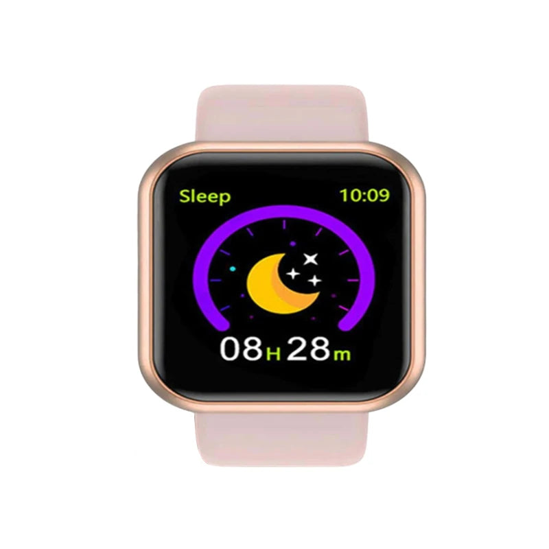 Montre Connectée Sport Mixte — Bluetooth, Musique, Suivi Activité, 4 Coloris