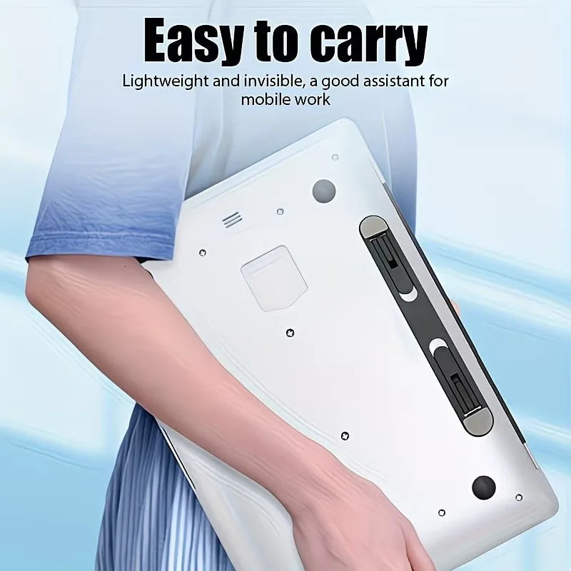 Support Laptop Pliable – Léger, Réglable, Blanc ou Noir