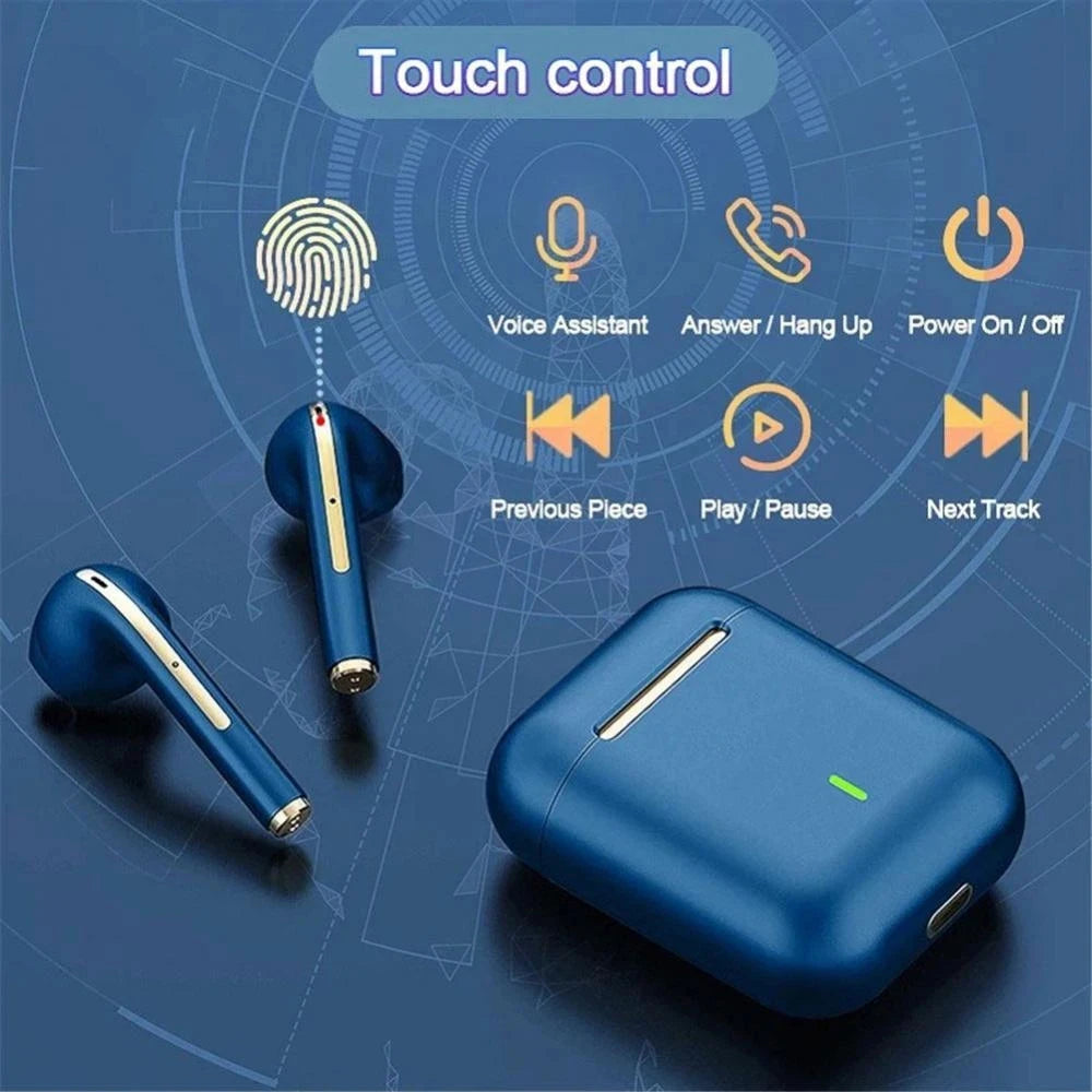 Earbloom Écouteurs TWS Bluetooth 5.3 – Longue autonomie – Réduction de bruit télétravail
