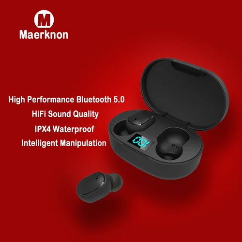 Écouteurs Bluetooth avec affichage digital