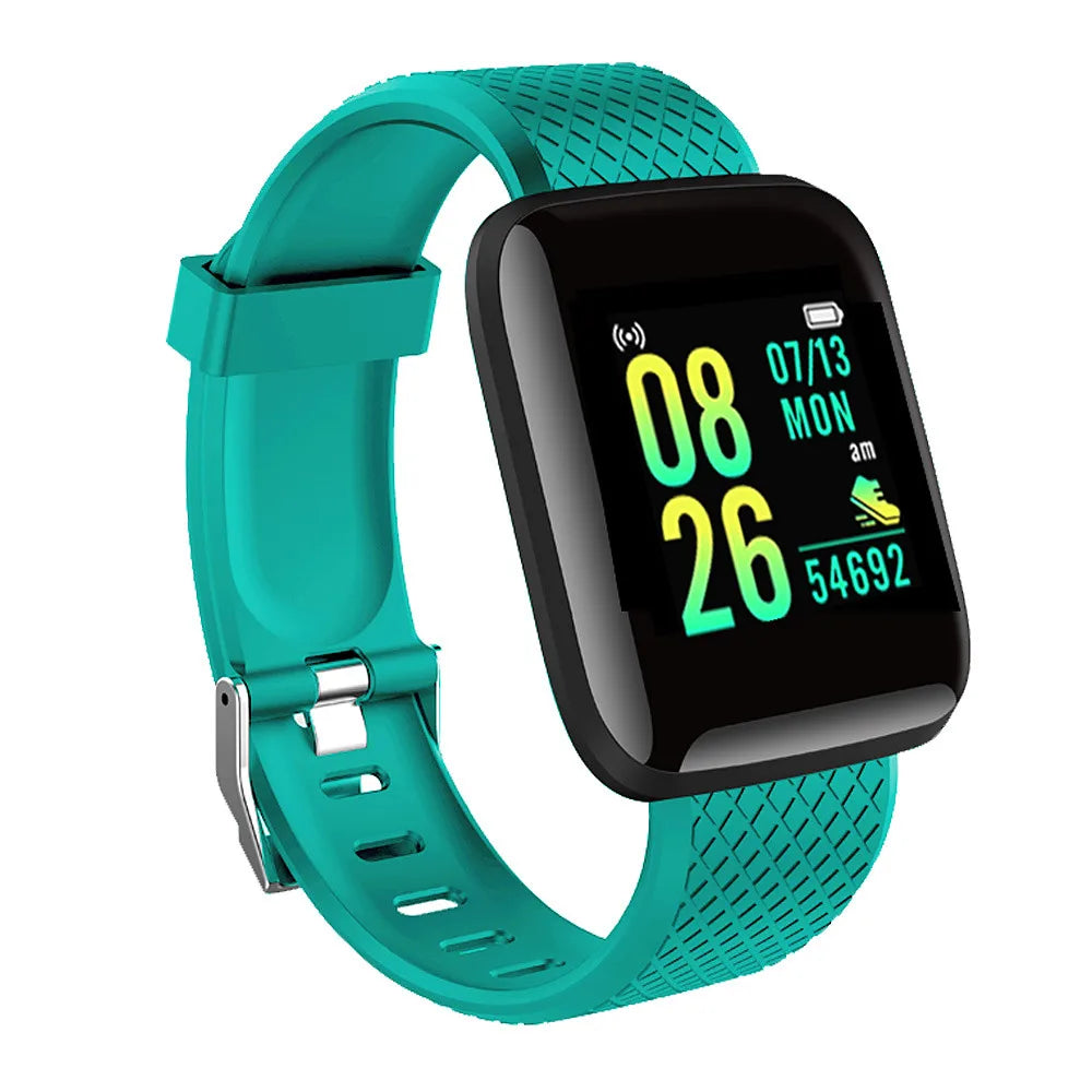 Bracelet Connecté Fitness — Suivi Santé, Notifications, Compatible iOS & Android