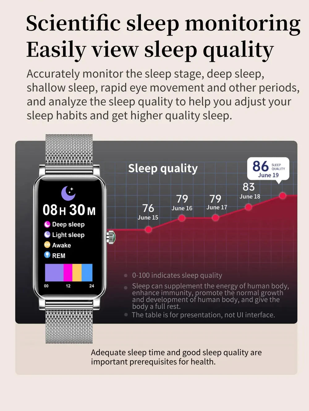Montre Connectée Femme Luxe — AMOLED 1,45", IP68, 107 Sports, NFC, Appels Bluetooth