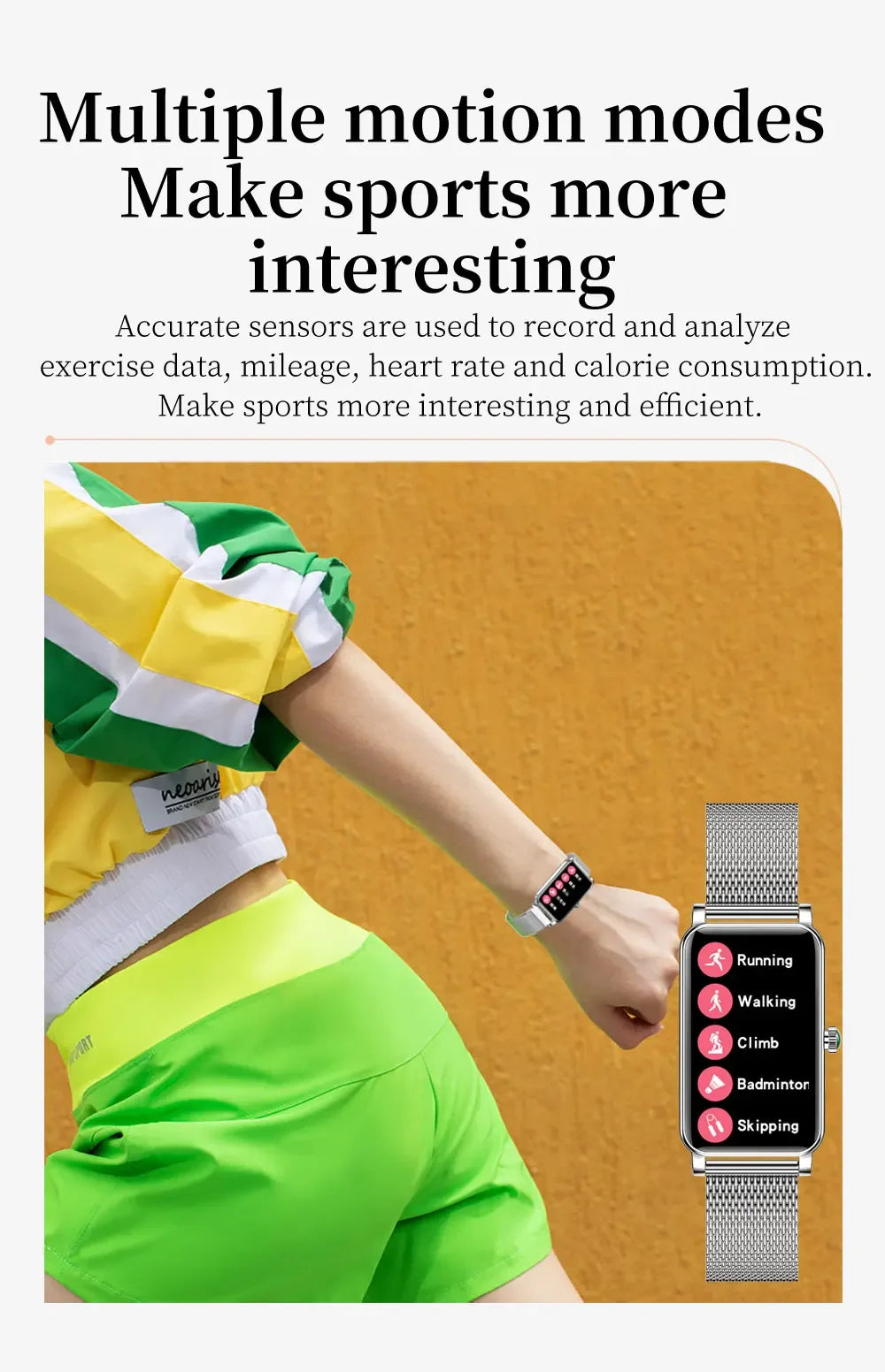 Montre Connectée Femme Luxe — AMOLED 1,45", IP68, 107 Sports, NFC, Appels Bluetooth