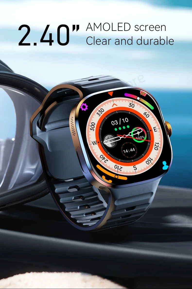 Montre Android 4G M99 — Écran AMOLED 2,4", Caméra Rotative, WiFi, GPS, SIM