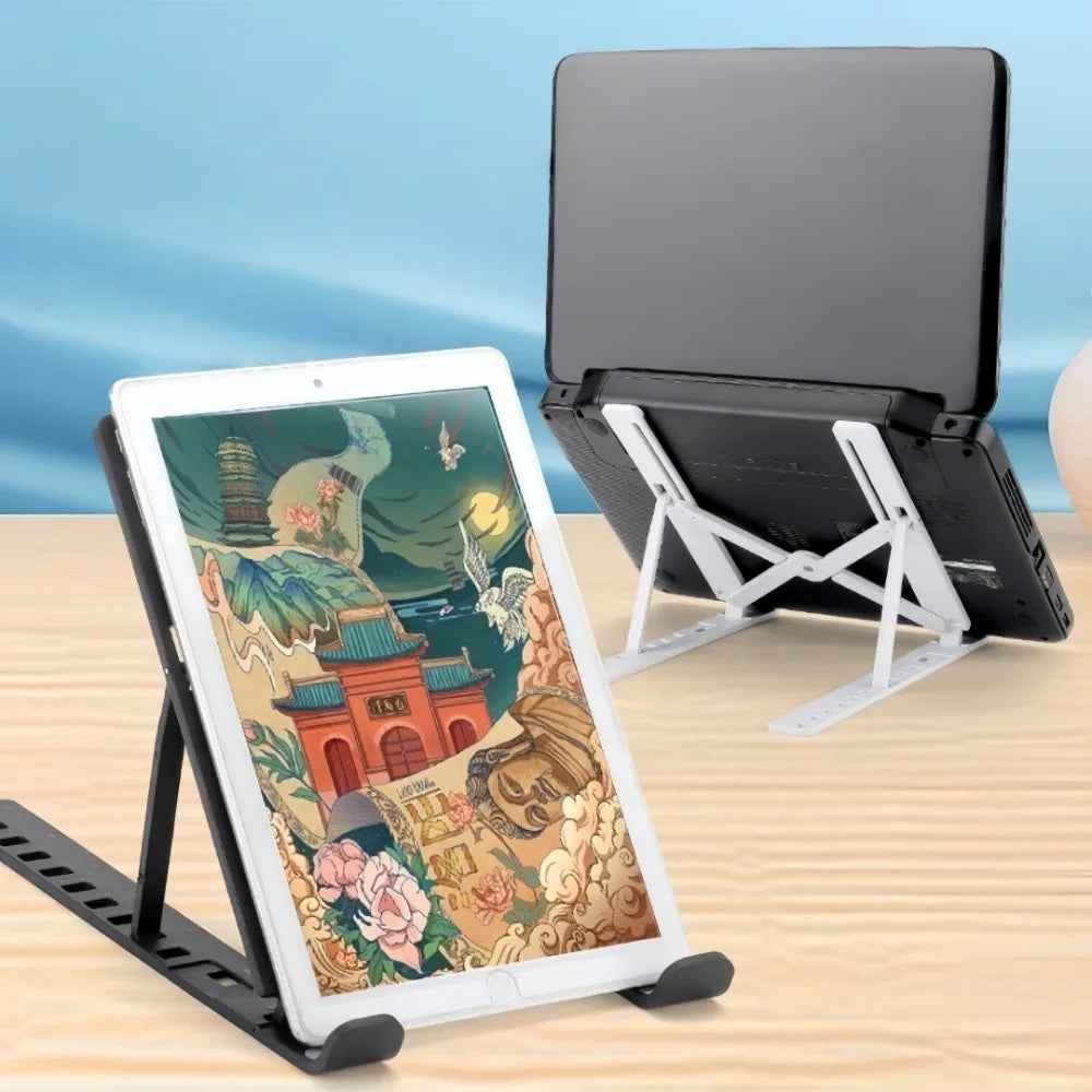 Support Ordinateur Portable Pliable – 7 Hauteurs Réglables