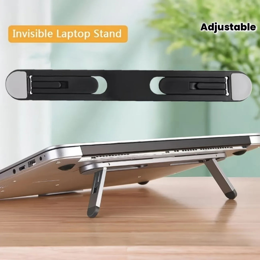 Support Laptop Pliable – Léger, Réglable, Blanc ou Noir