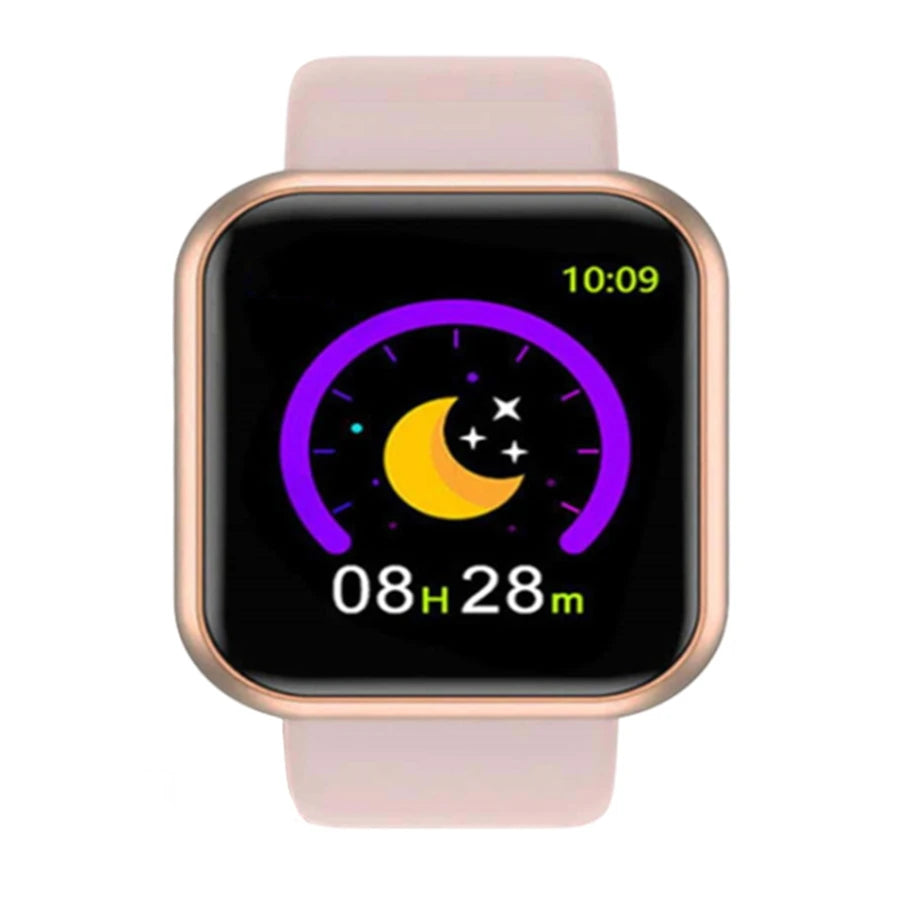 Bracelet Connecté Fitness — Suivi Santé, Notifications, Compatible iOS & Android