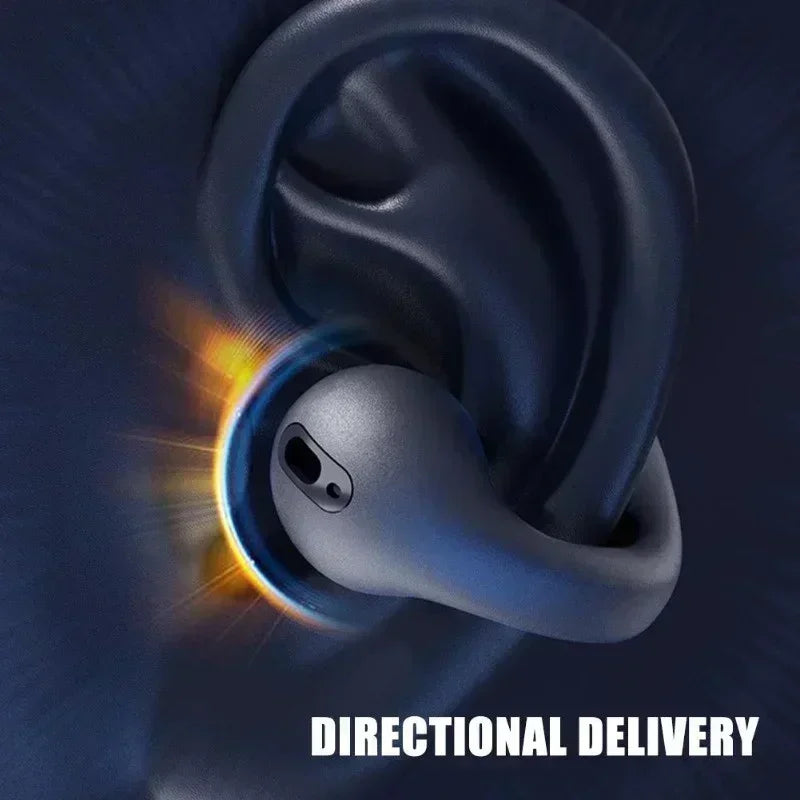 Earbloom T75 Écouteurs conduction osseuse Bluetooth 5.3 – HiFi étanche – Sport running