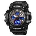 Montre Sport Homme Chronographe — Double Affichage LED, Résistante à l'Eau