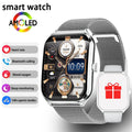 Montre Connectée Ultra-Fine — Écran AMOLED 1,96", Appels Bluetooth, Suivi Santé