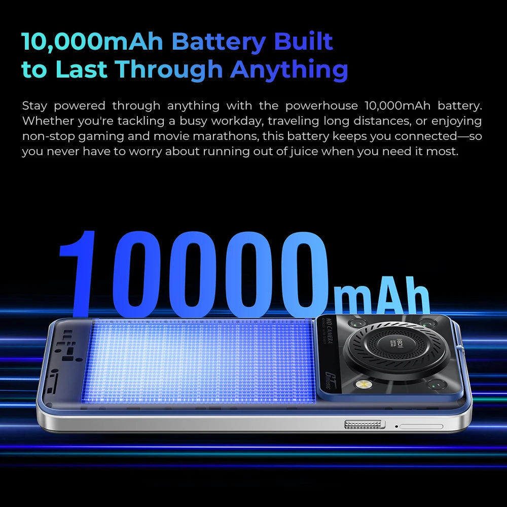 Smartphone Oukitel C60 Pro – 10000mAh, 24GB+256GB, Android 15, IP68