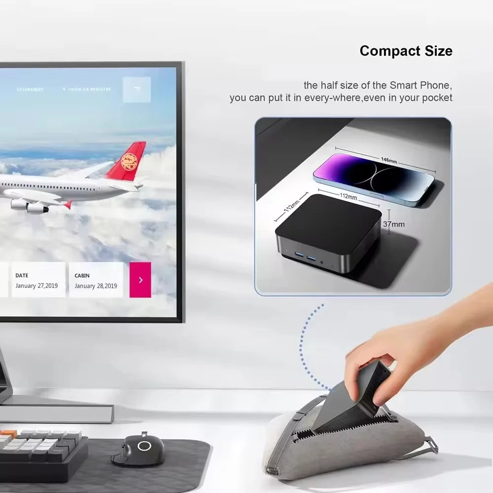 Mini PC Intel Core i9 / i3 – Windows 11, WiFi 6, SSD jusqu’à 2TB