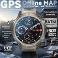 Montre Connectée GPS Sport Premium — 5ATM, 170+ Sports, AMOLED, Appels Bluetooth