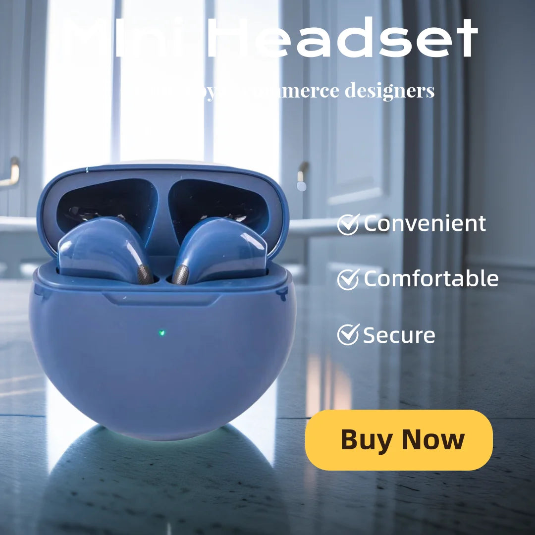 Earbloom Mini écouteur Bluetooth discret – Mains libres – Compatible iOS Android