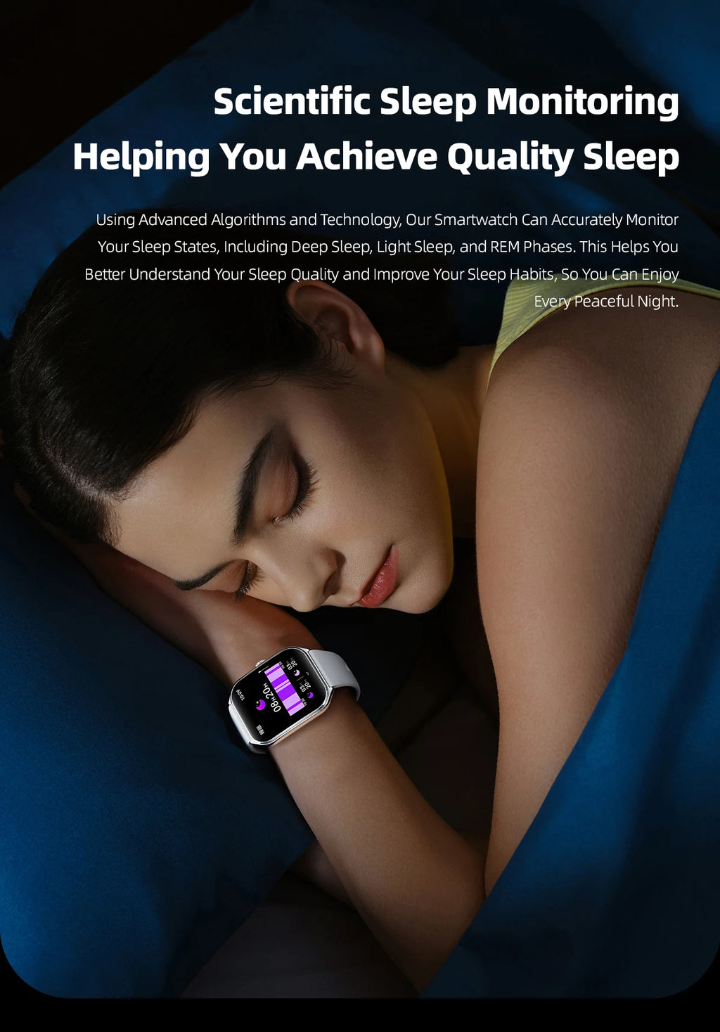 Montre Connectée Ultra-Fine — Écran AMOLED 1,96", Appels Bluetooth, Suivi Santé