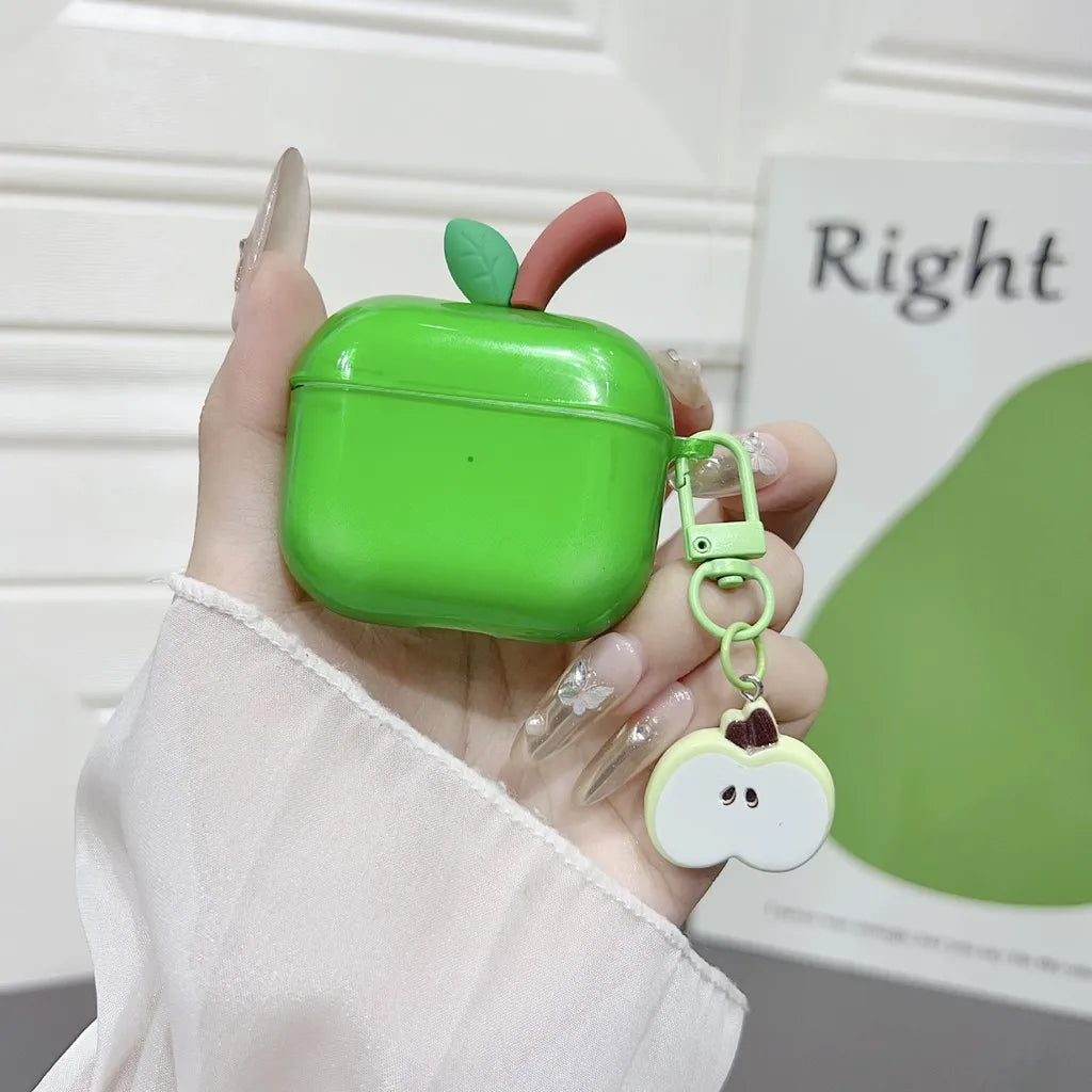 Coque Silicone Design Fruit pour AirPods – Pro, Pro2, Pro3, AirPods 4