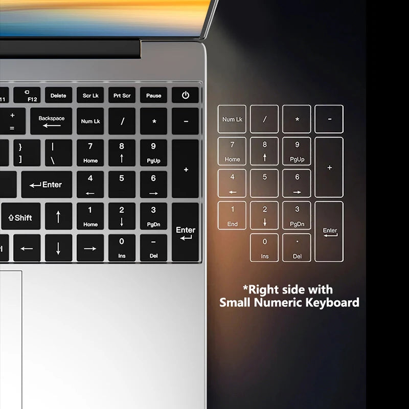 Ordinateur Portable 15,6" Intel i9 – Windows 11, SSD, Clavier Rétroéclairé