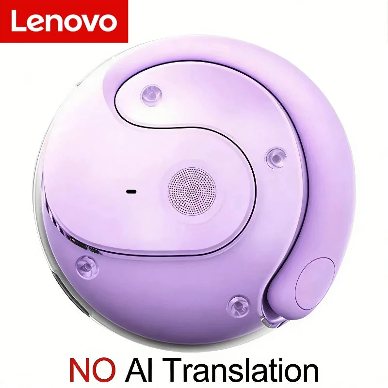 Écouteurs Traducteur Lenovo T2 – Traduction en Temps Réel 144 Langues, Bluetooth 5.3, ANC