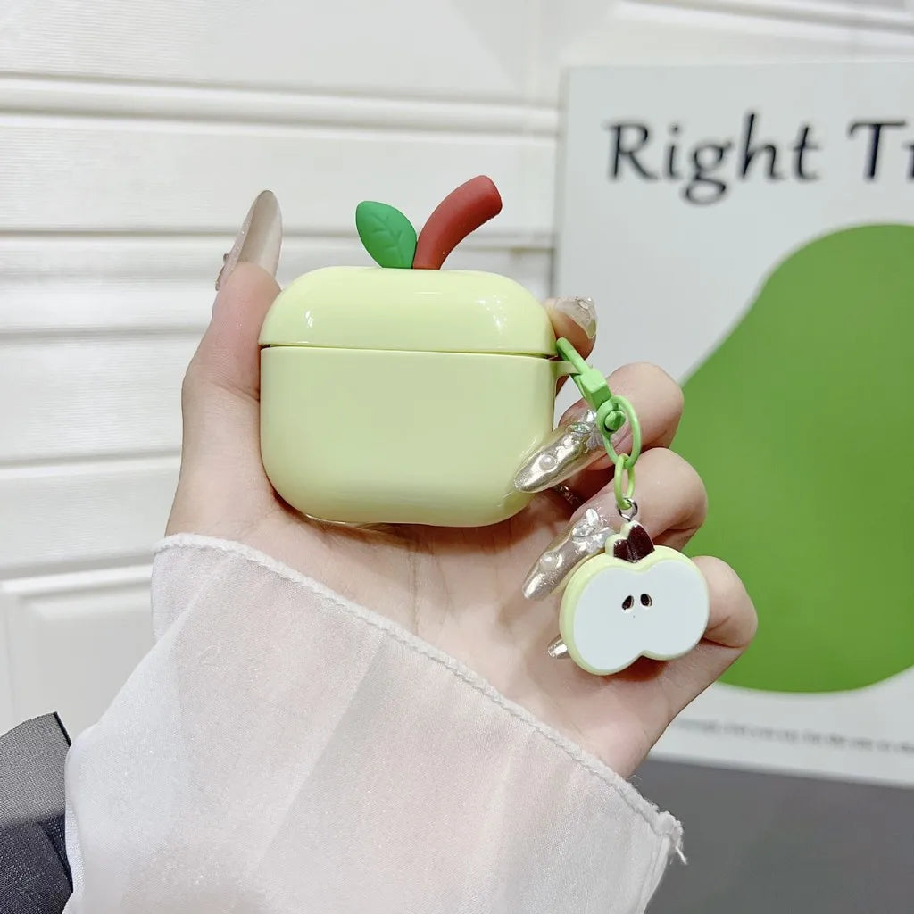 Coque Silicone Design Fruit pour AirPods – Pro, Pro2, Pro3, AirPods 4