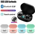 Earbloom Écouteurs E6S Bluetooth – Affichage digital batterie – Réduction de bruit ANC