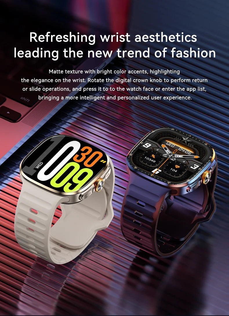 Montre Android 4G M99 — Écran AMOLED 2,4", Caméra Rotative, WiFi, GPS, SIM