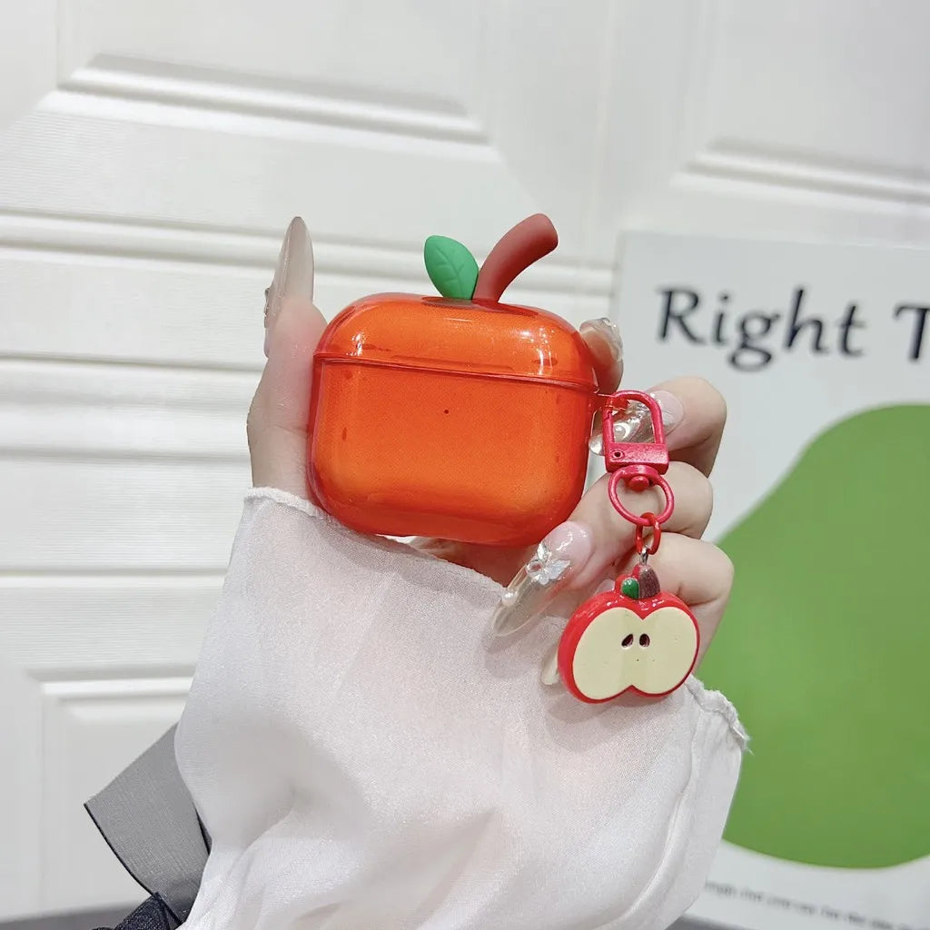 Coque Silicone Design Fruit pour AirPods – Pro, Pro2, Pro3, AirPods 4