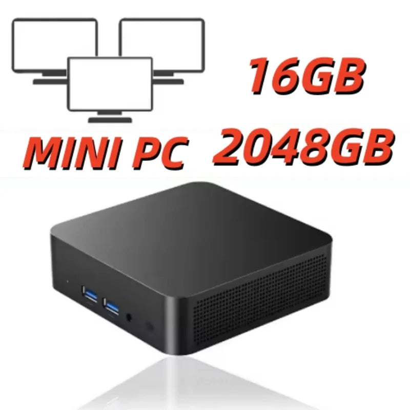 Mini PC Core i3 6100 – Windows 11, WiFi 6, SSD jusqu’à 2TB