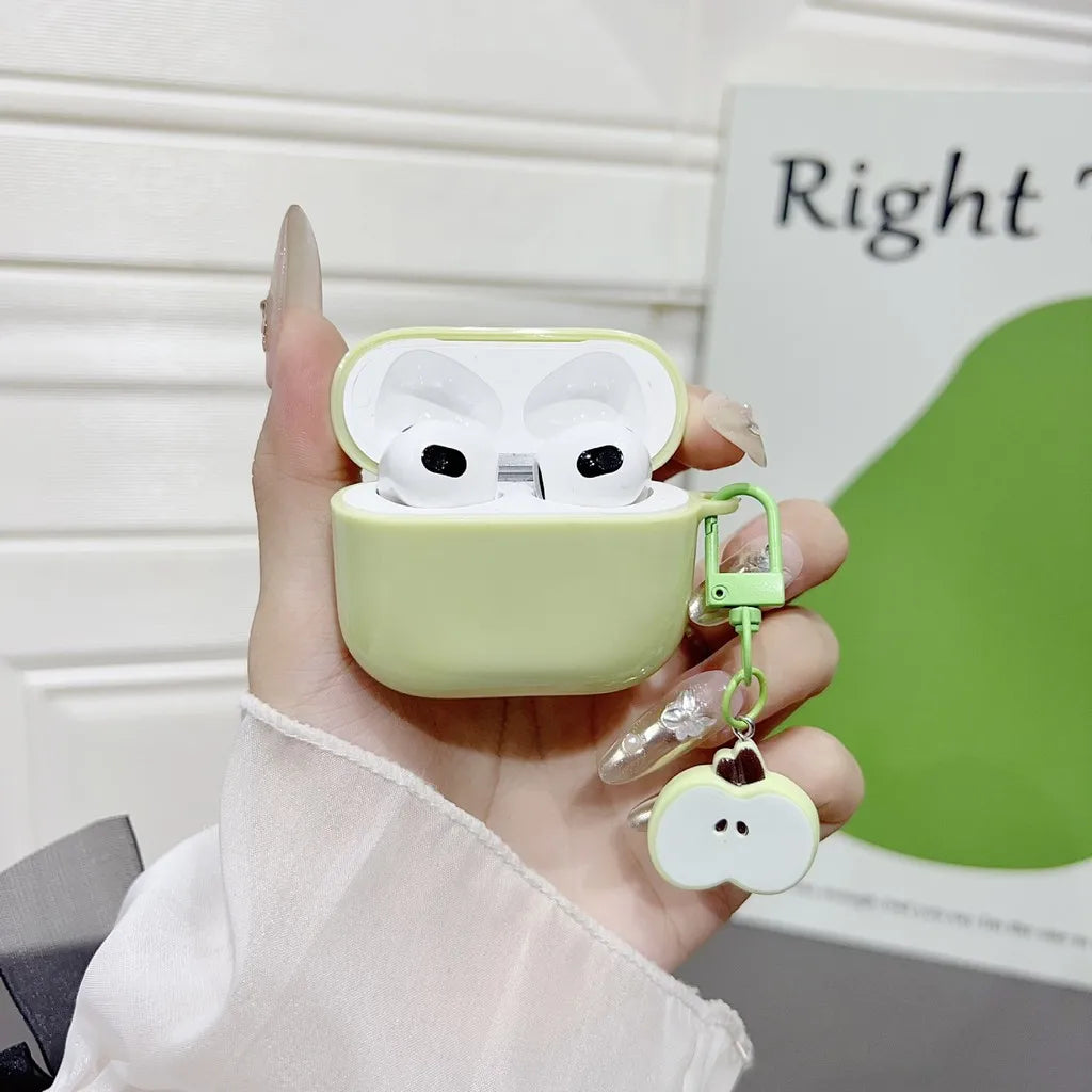 Coque Silicone Design Fruit pour AirPods – Pro, Pro2, Pro3, AirPods 4