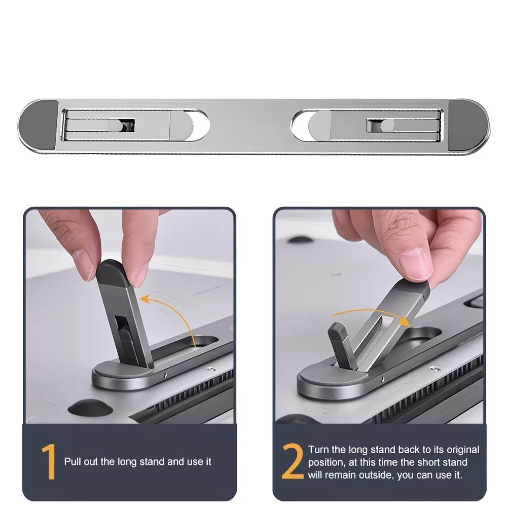 Support Laptop Pliable – Léger, Réglable, Blanc ou Noir