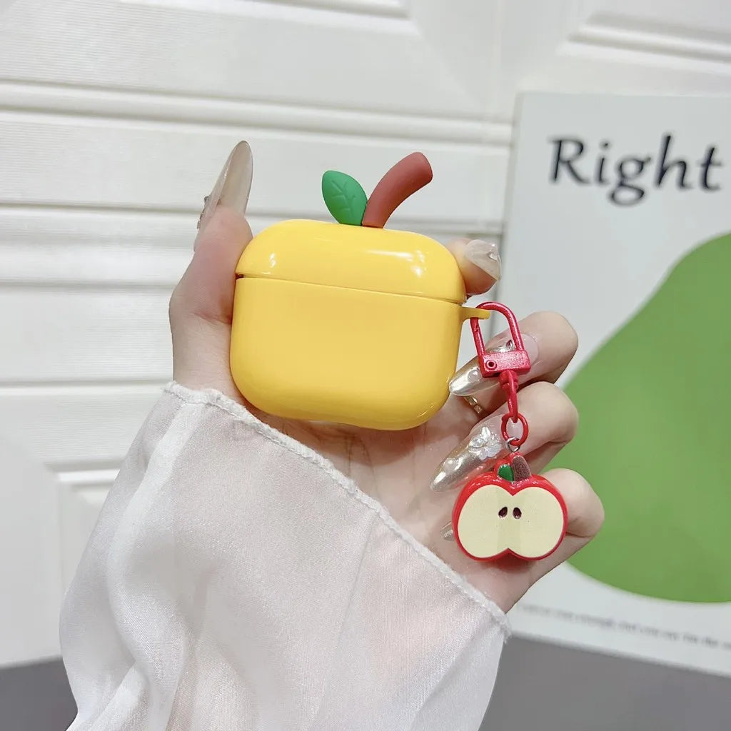 Coque Silicone Design Fruit pour AirPods – Pro, Pro2, Pro3, AirPods 4